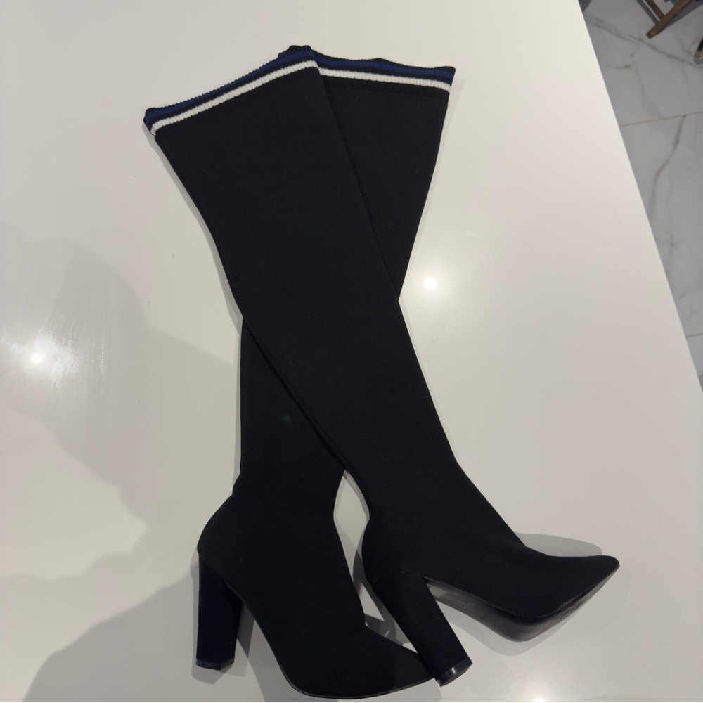 Call it spring Black Women's Knee-High Boots
